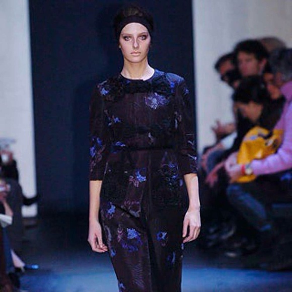 Prada Floral Printed Silk Faille Shirt Fall 2022 - Picture 3 of 7